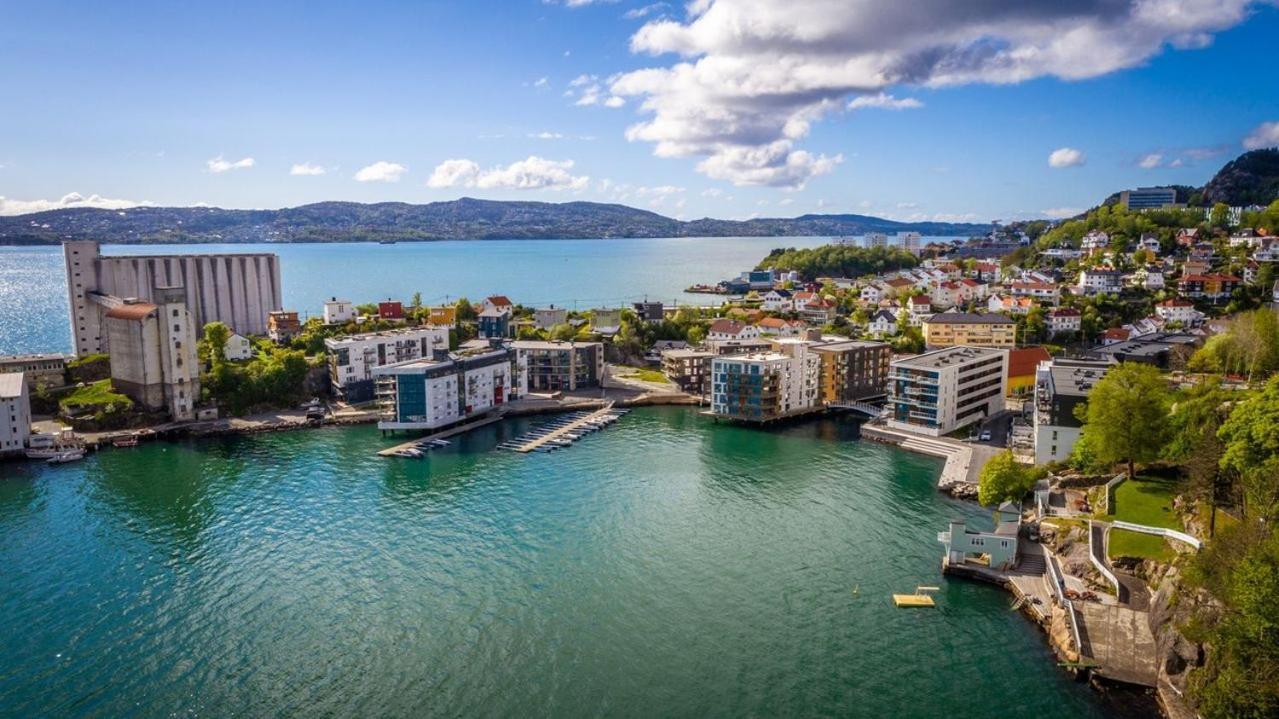 New Penthouse Apartment With Sea View In Bergen Centrum Экстерьер фото