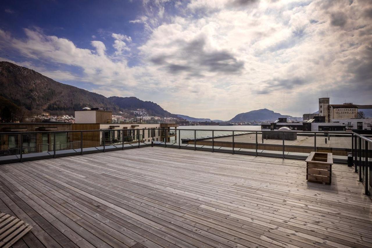 New Penthouse Apartment With Sea View In Bergen Centrum Экстерьер фото