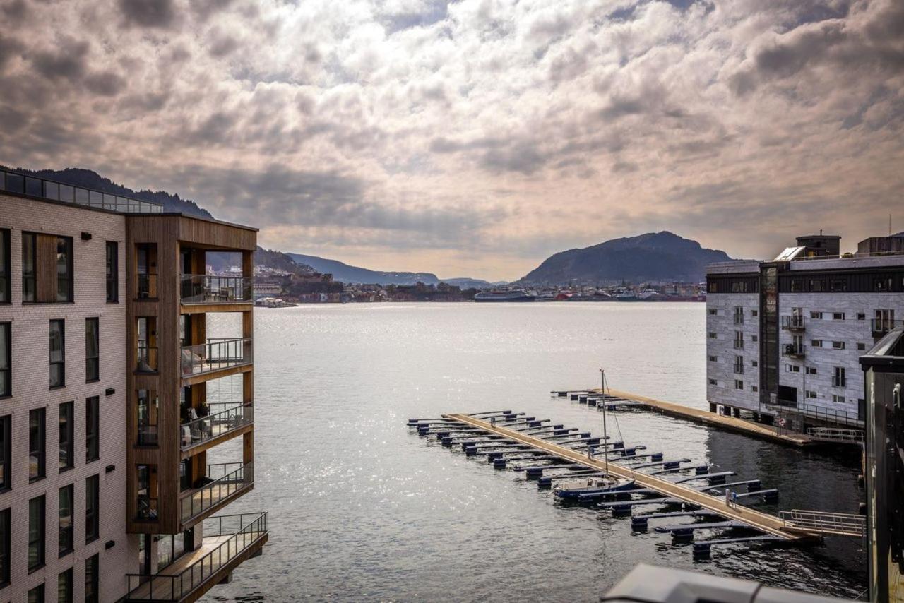 New Penthouse Apartment With Sea View In Bergen Centrum Экстерьер фото